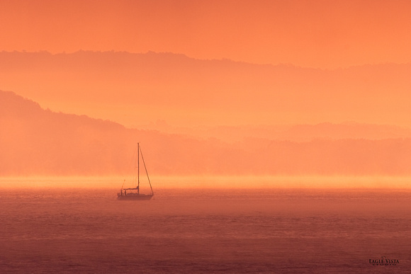 Sailboat in the Fog
